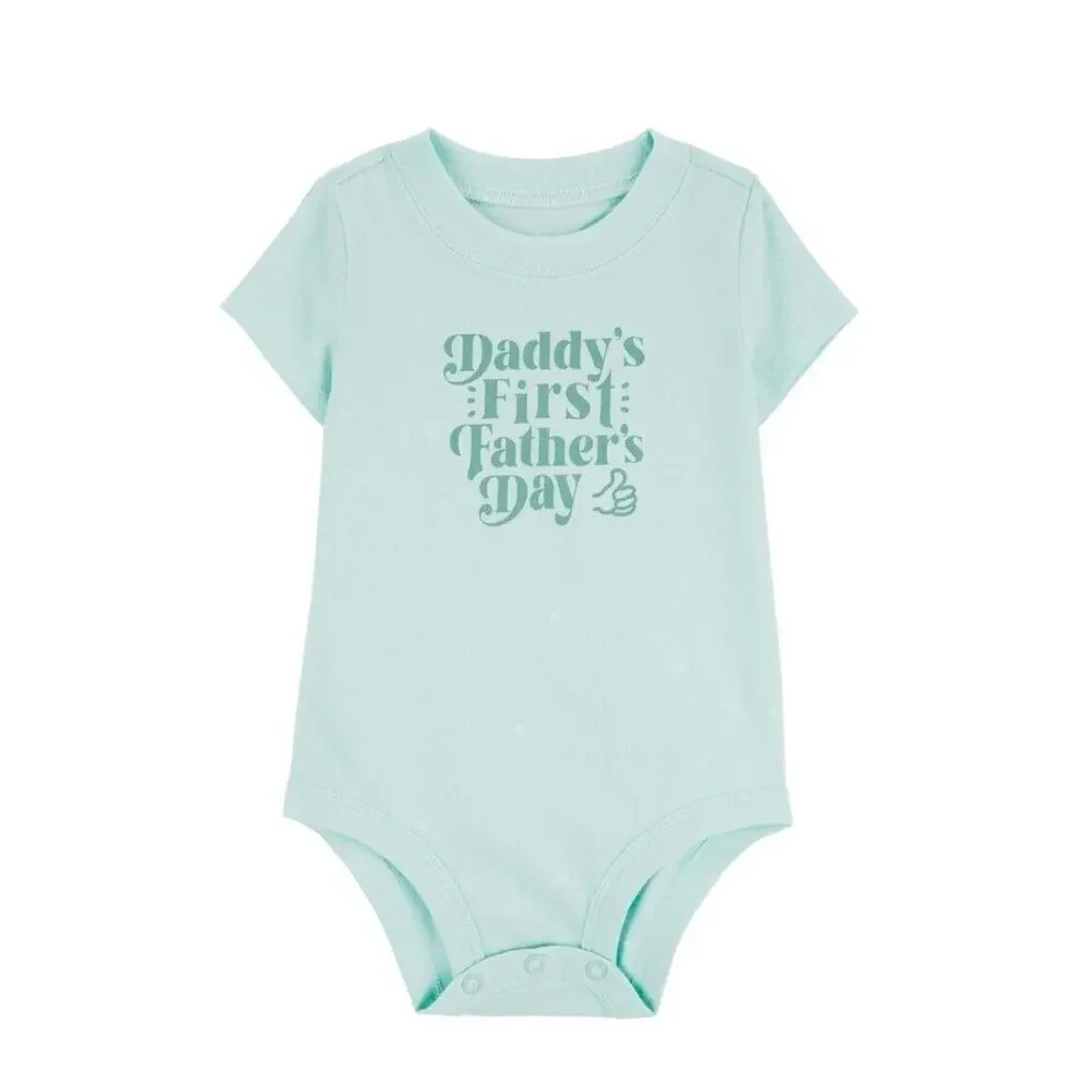 Baby First Father's Day Cotton Bodysuit From Carter's 24 Months